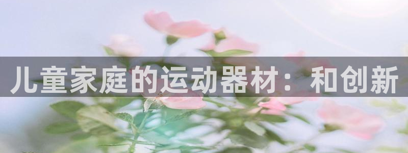意昂4官方：儿童家庭的运动器材：和创新