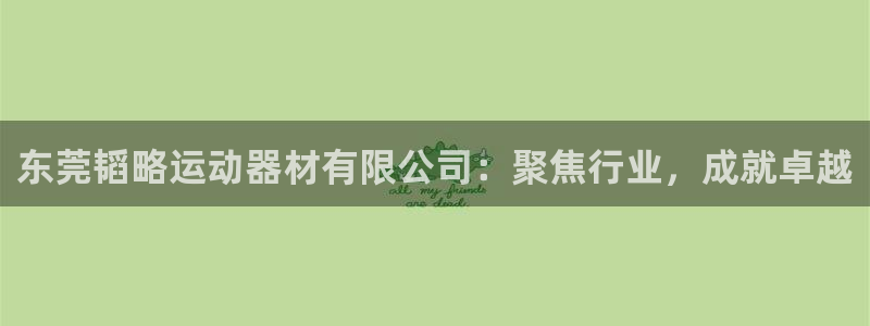 意昂体育4平台注册：东莞韬略运动器材有限公司：聚焦行