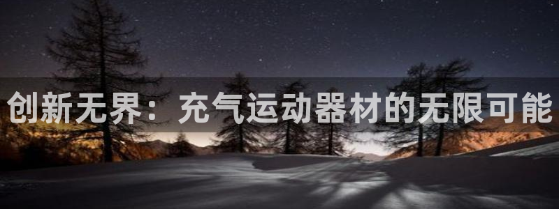 意昂4娱乐网站：创新无界：充气运动器材的无限可能