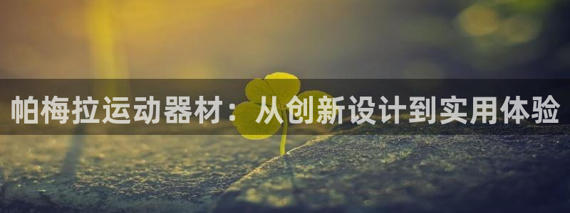 意昂体育4招商电话地址：帕梅拉运动器材：从创新设计到