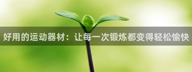 意昂体育4是干嘛的公司：好用的运动器材：让每一次锻炼